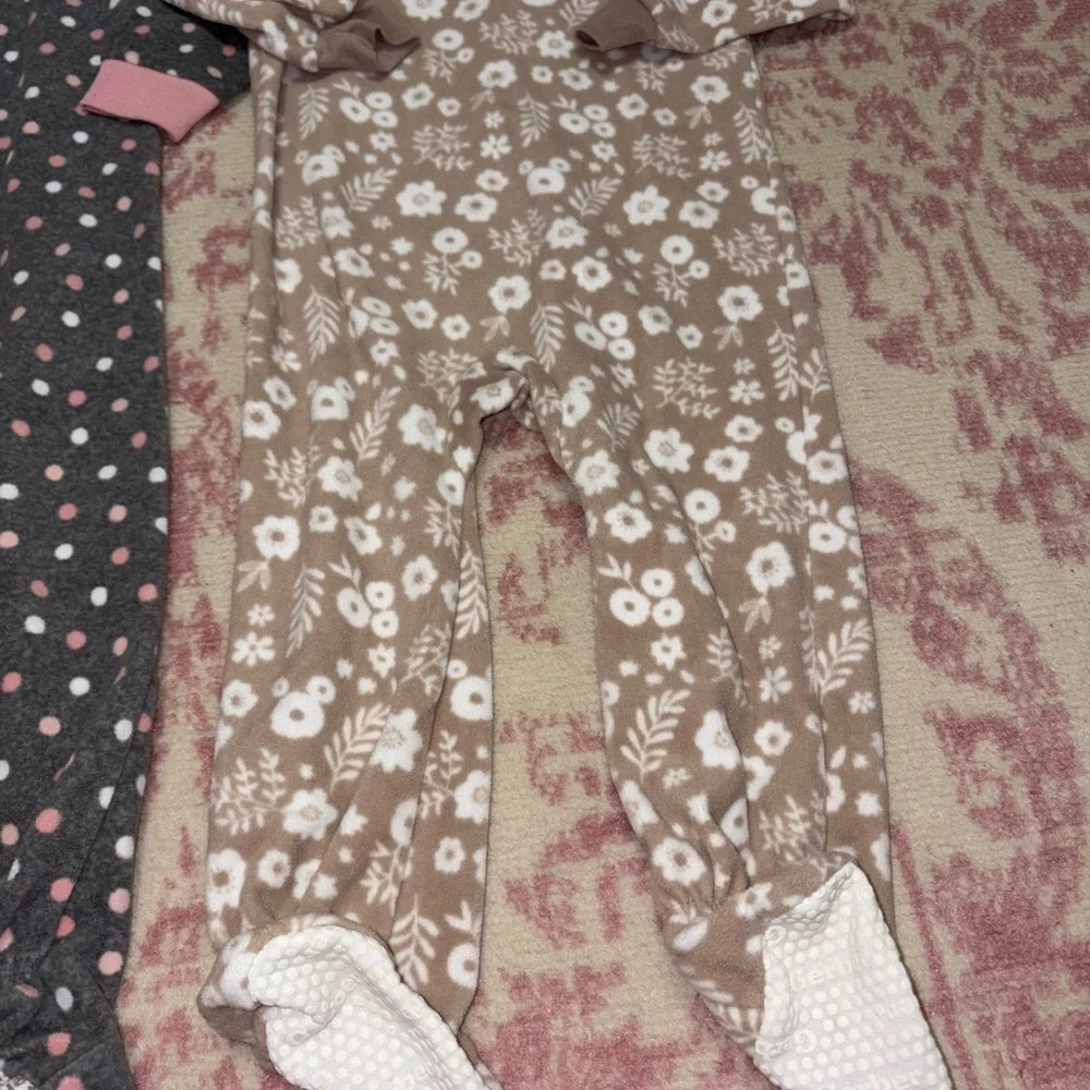 Fleece Footie Pajamas Bundle 3T Girl